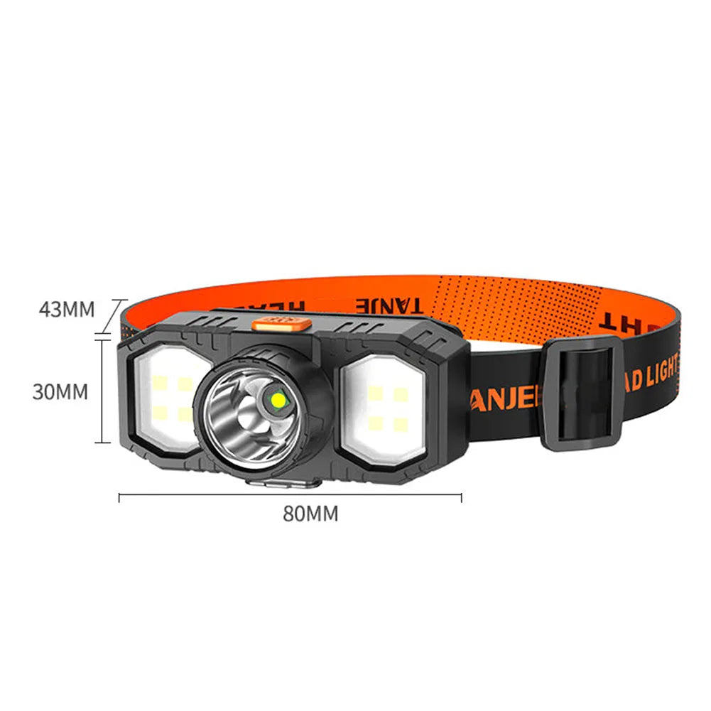 Prairie Ridge Pro USB Rechargeable LED Headlamp